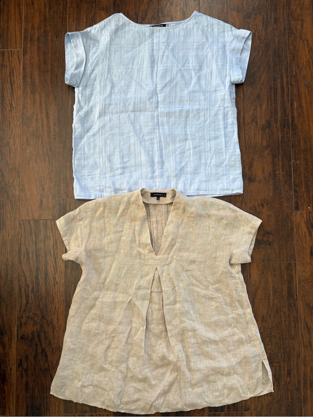 2 Lafayette 148 NY linen shirt sz P